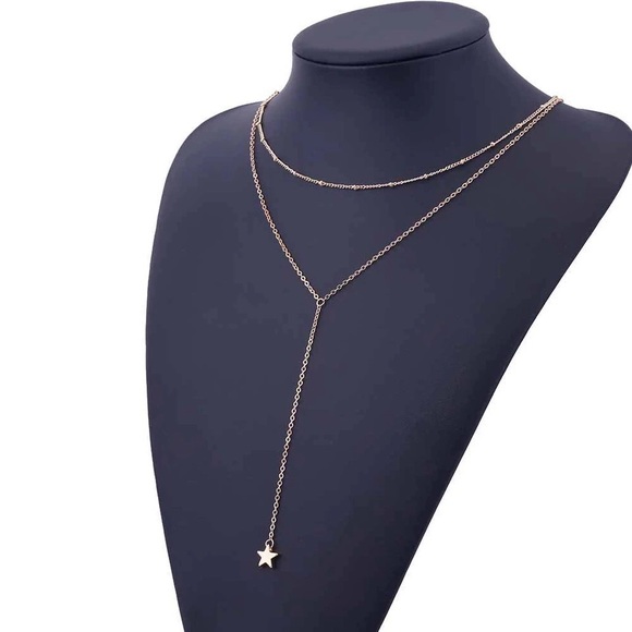 Sale Last 1! New Gold Layered Star Necklace - Picture 3 of 4
